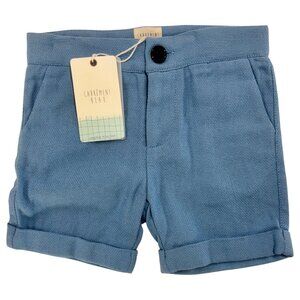CARREMENT BEAU - SHORT - BLUE COTTON - NEW WITH TAG